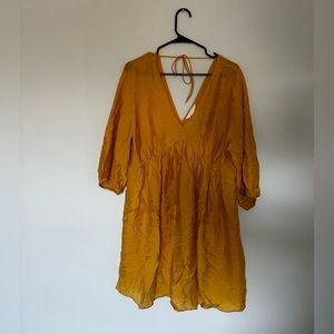 H&M Yellow/Gold Dress